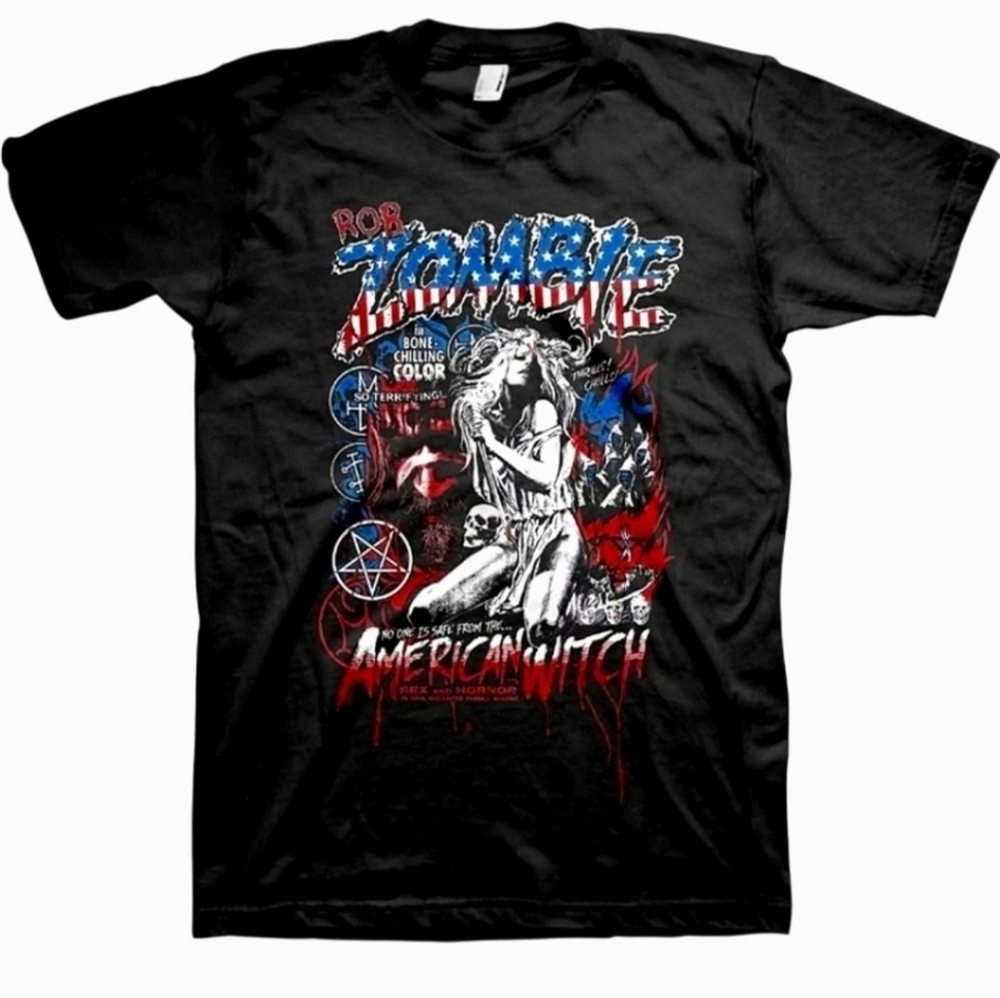 Rob Zombie American Witch Heavy Metal Shirt - Picture 3 of 3